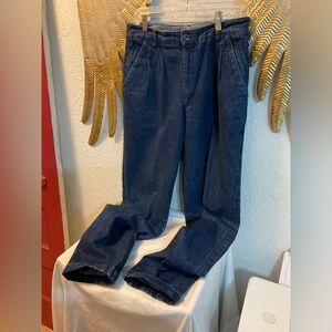 Vintage Sergio Valente Jeans cuffed pleated mom jeans size 31 dark wash